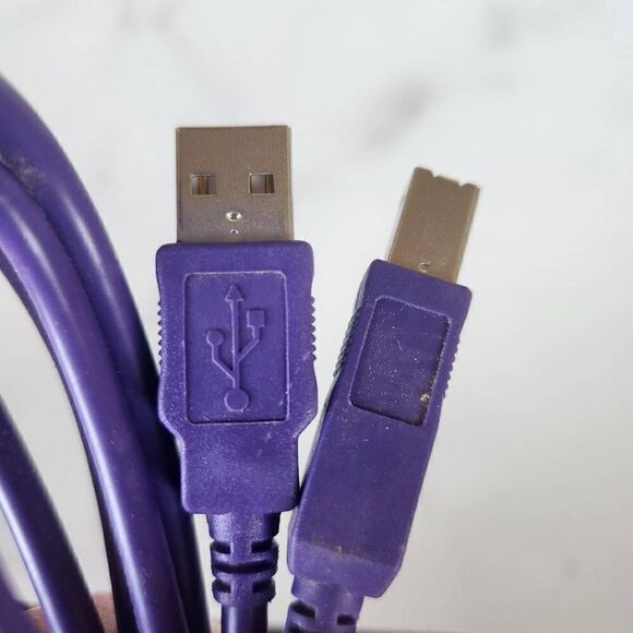 Purple USB cord 74 in length - Picture 1 of 3